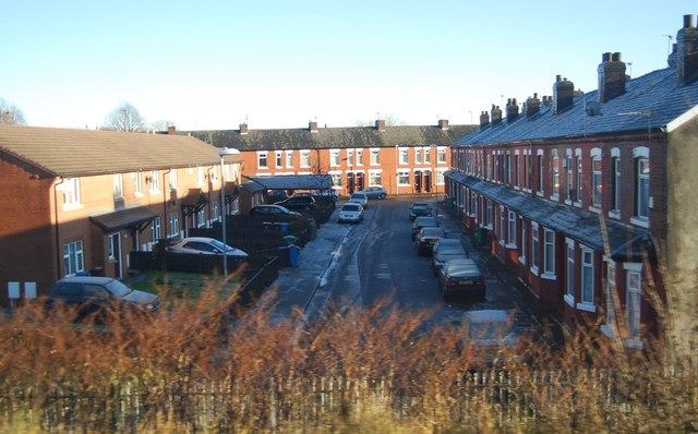 Terraced houses in Longsight