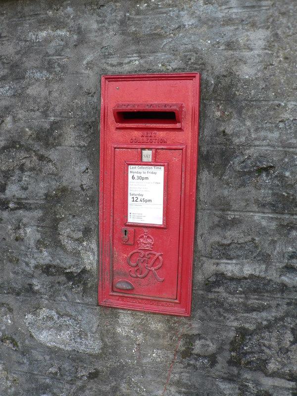A wall post box