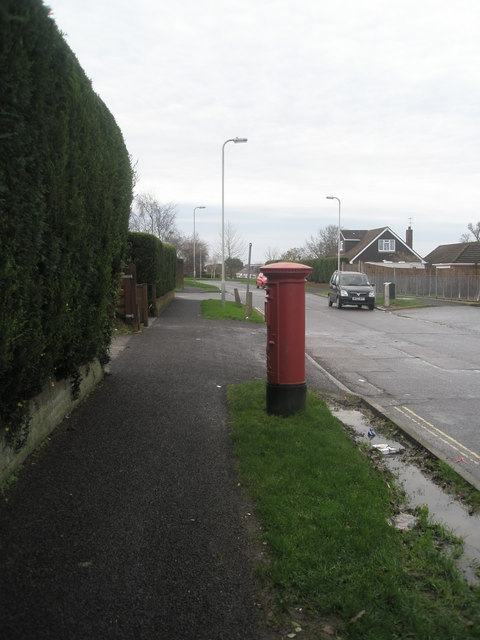 A post box in Kings Mede
