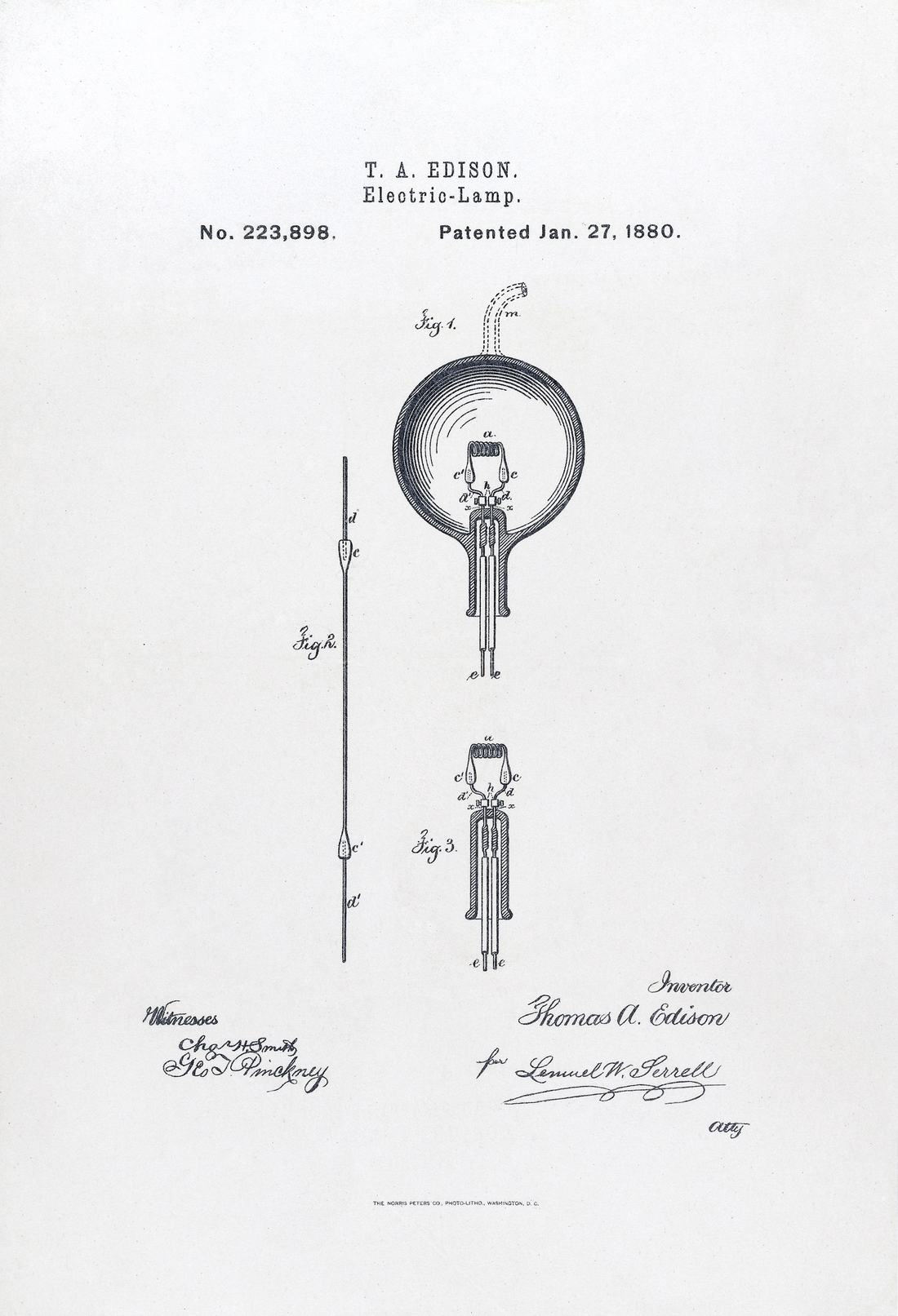 A light bulb