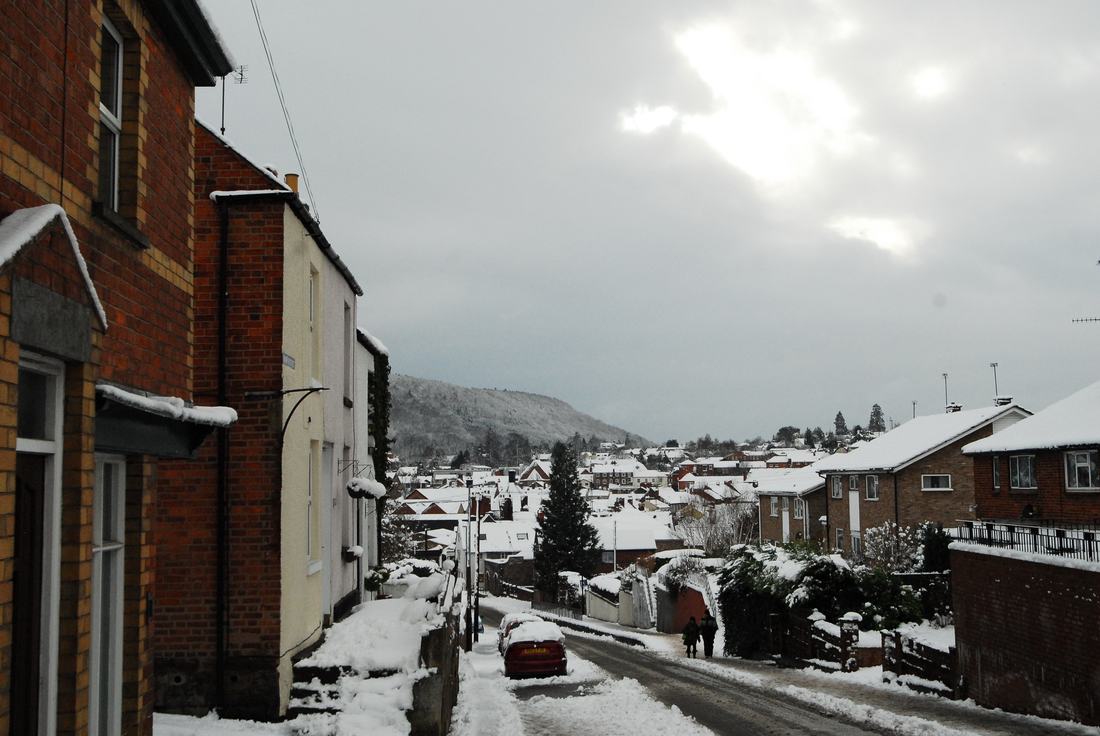 Brampton Street in the snow